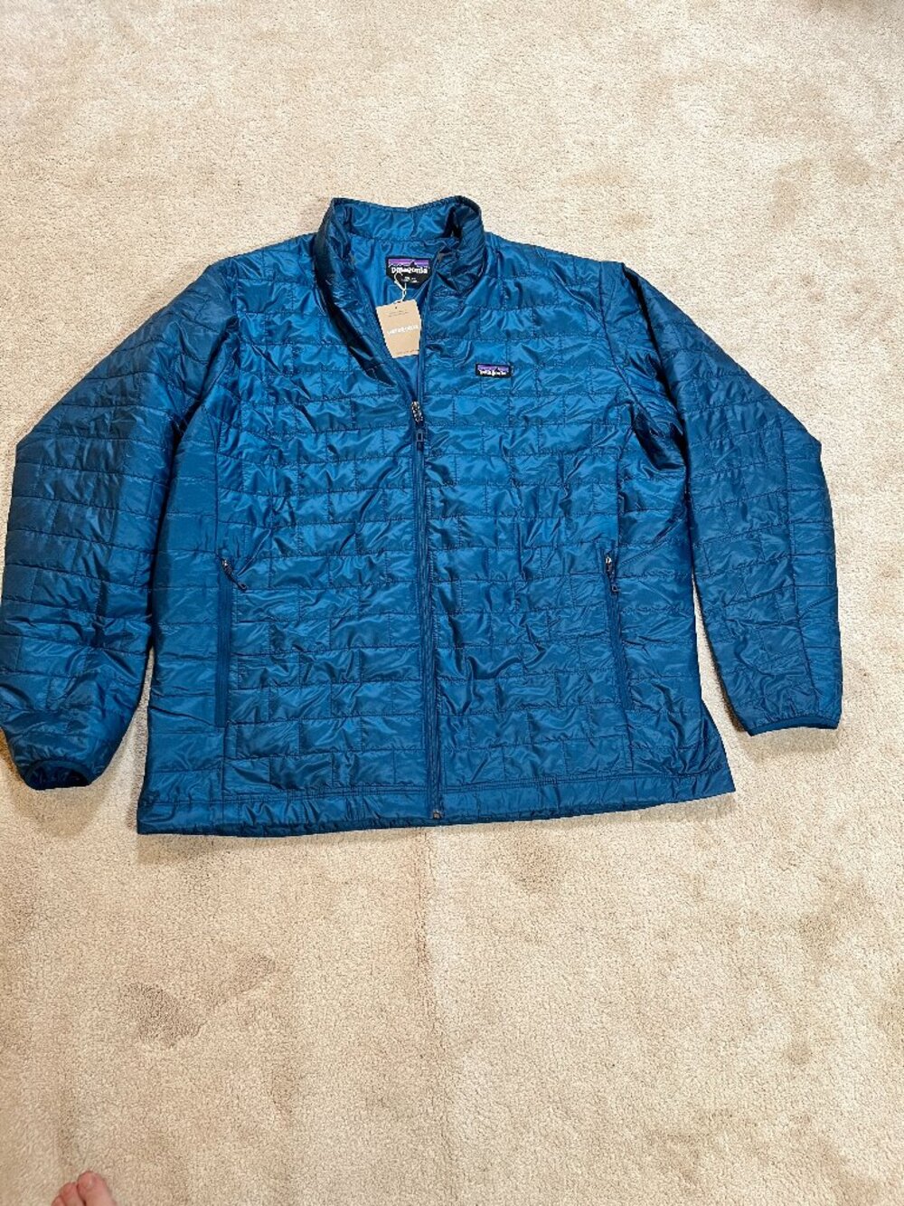 New NWT Men's Patagonia Nano Puff Jacket Insulation Blue 3XL XXXL 84212 big tall